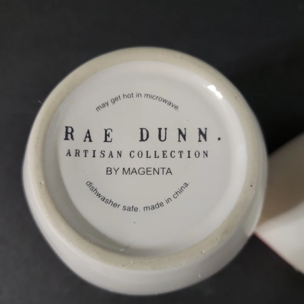 Rae Dunn Artisan Collection Cream and Sugar